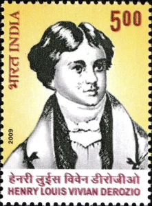 Henry Louis Vivian Derozio Young Bengal Movement Stamp