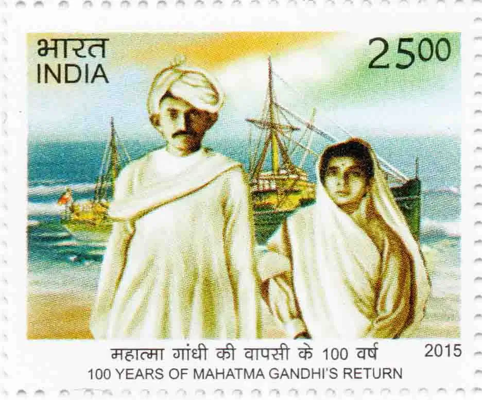 Gandhi return to India 1915